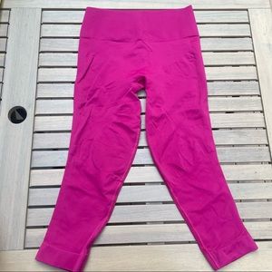 Lululemon seamless leggings in blush pink